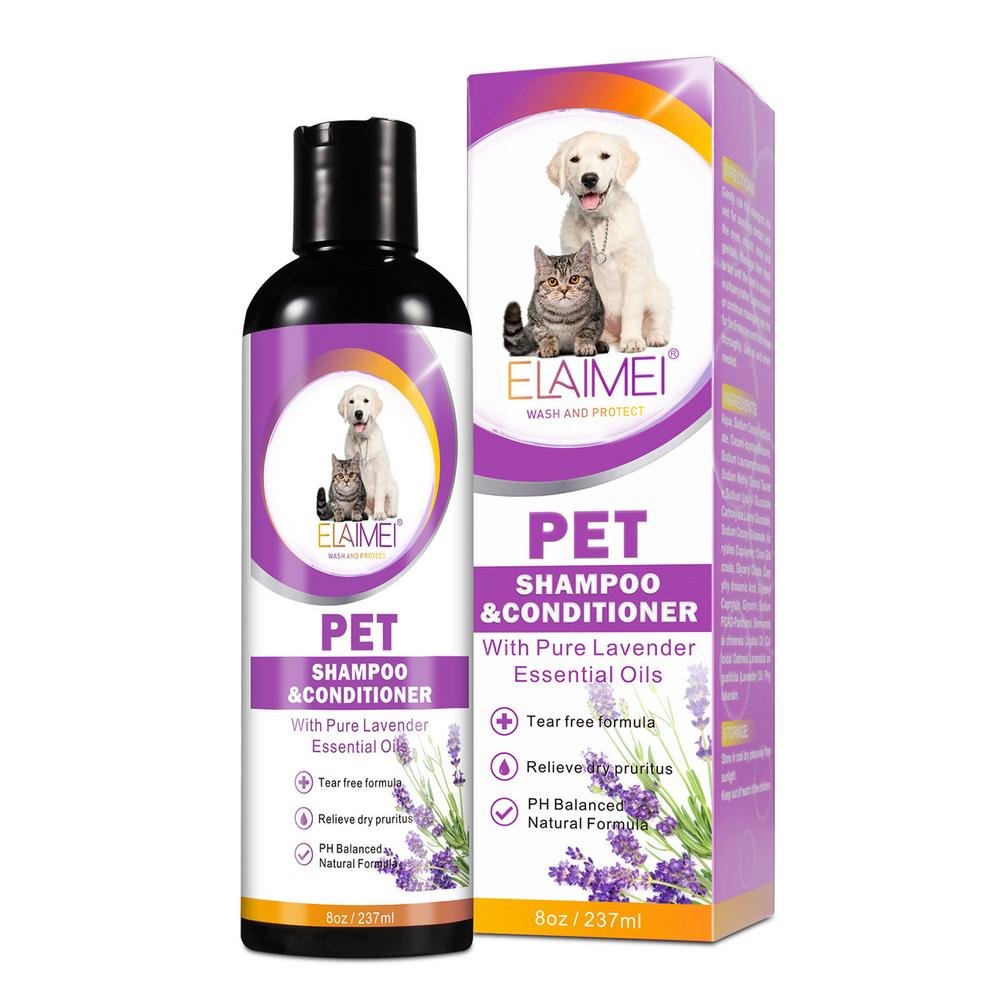 Softening shampoo for pets. shower gel for puppies. dogs and cats - 237ml