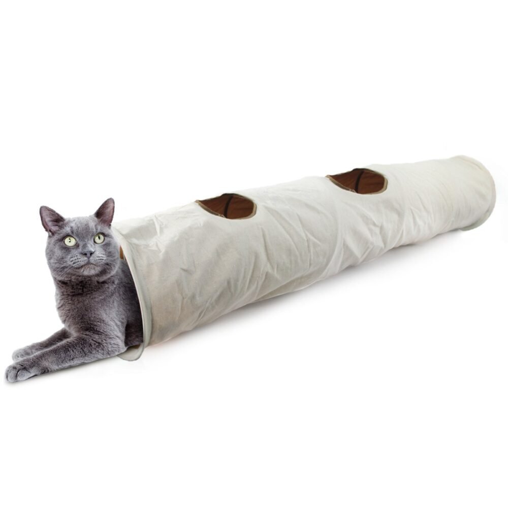All For Paws Classic Comfort Crinkle Cat Tunnel 140cm