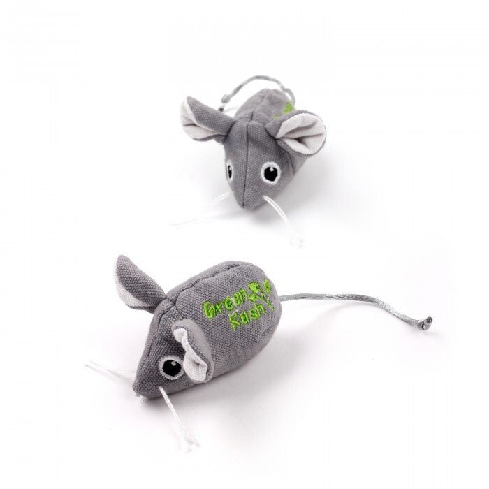 All For Paws Green Rush Catnip Mice - Image 4