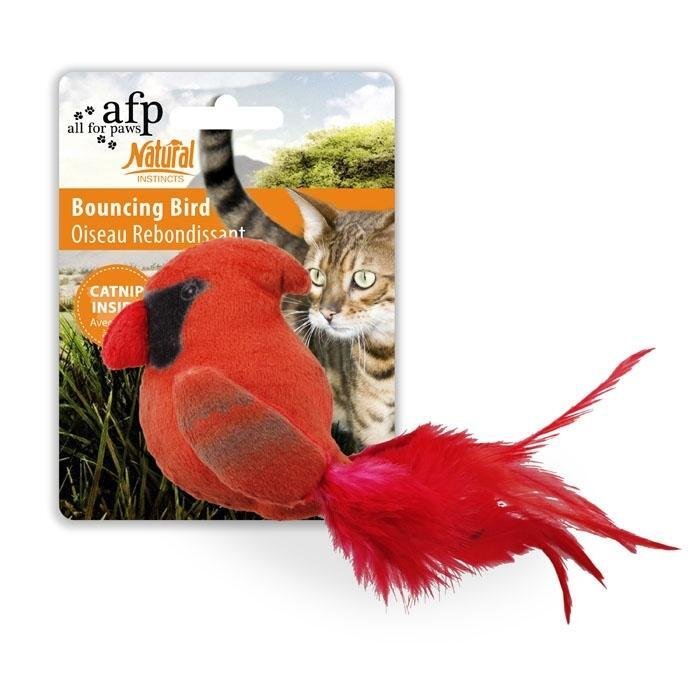 All For Paws Natural Instincts Bouncing Bird - Image 5